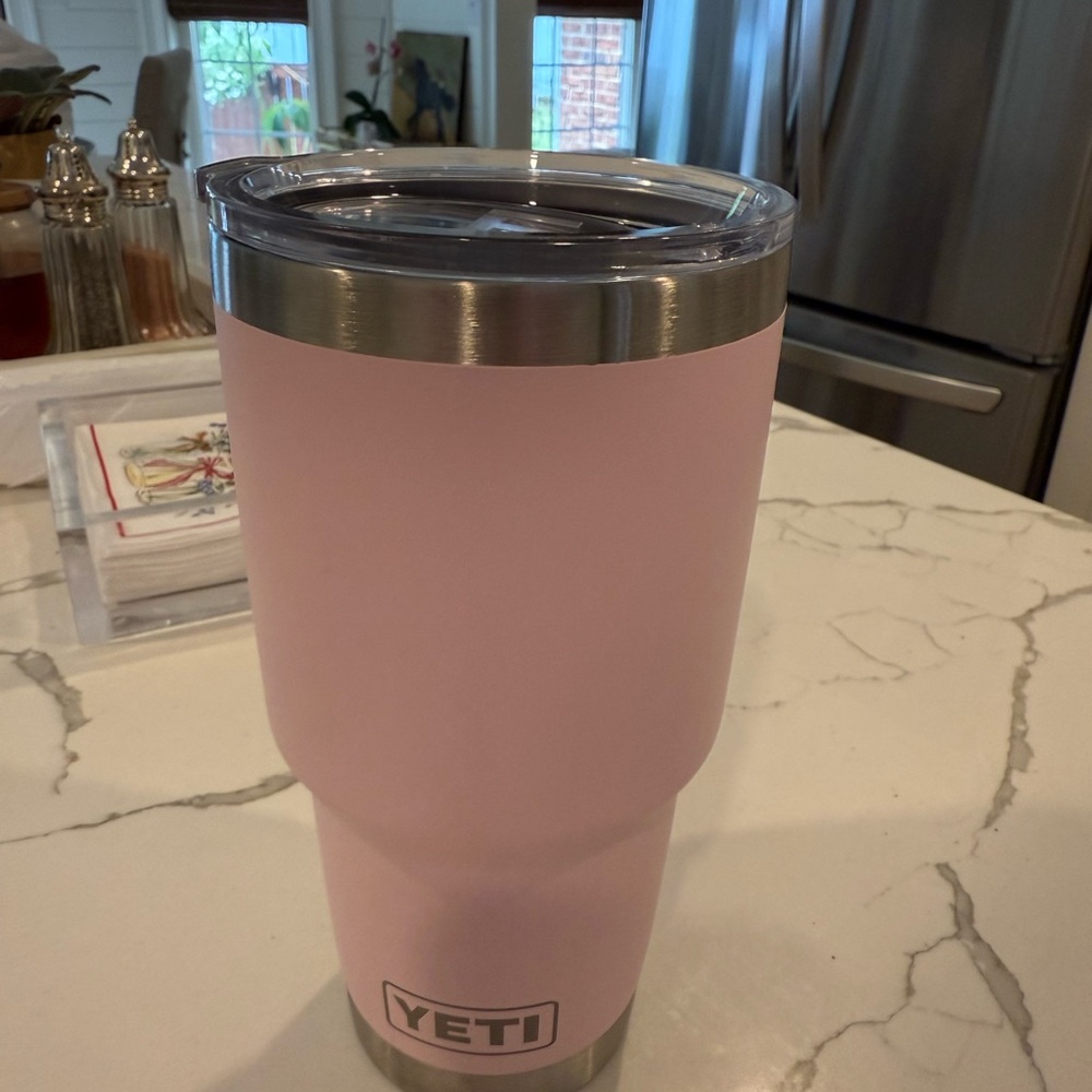 YETI Blush Pink Stainless Steel Tumbler